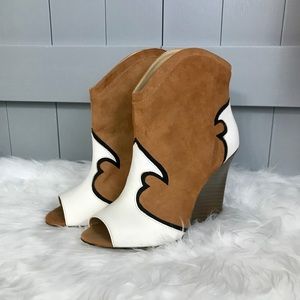 peep toe cowboy boots